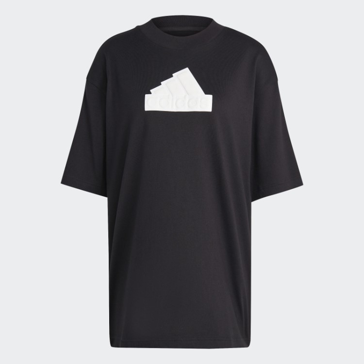 Crachá De ícones Do Futuro Preto Do Esporte Namorado Camiseta Adidas
