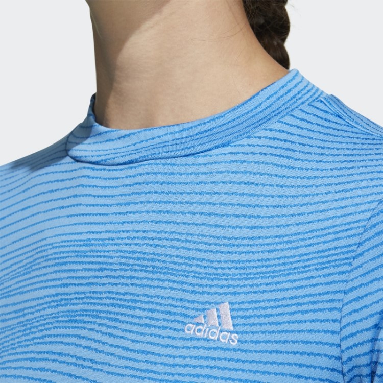 Feito Para Ser Refeito Camisa Gola Alta Manga Longa Azul Adidas