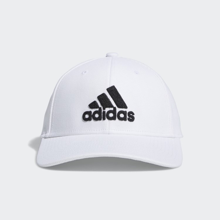 Boné Branco Adidas Producer Com Ajuste Elástico