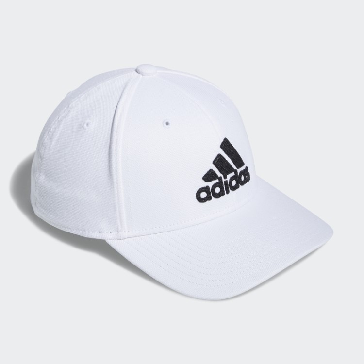 Boné Branco Adidas Producer Com Ajuste Elástico