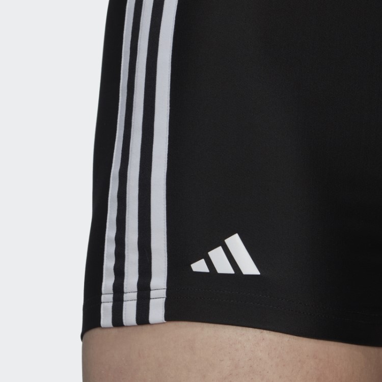 Boxers De Natação Com As 3 Riscas Clássicas Pretas Adidas