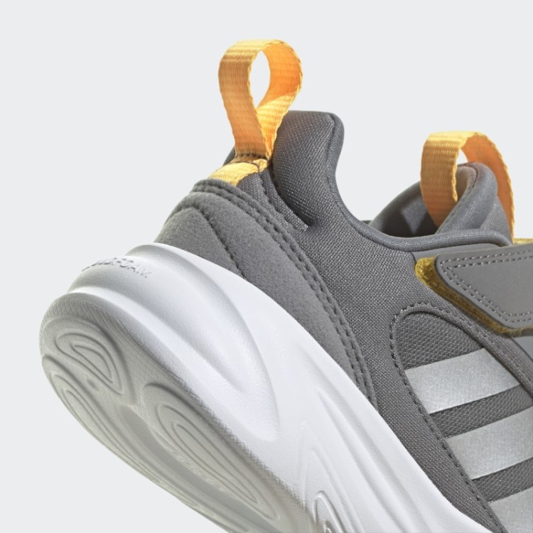 Tênis Ozelle Estilo De Vida De Corrida Com Tira Superior Em Renda Elástica Cinza Adidas