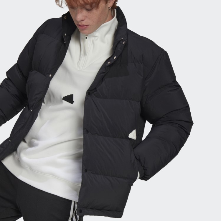 Jaqueta Puffer Adidas Preta