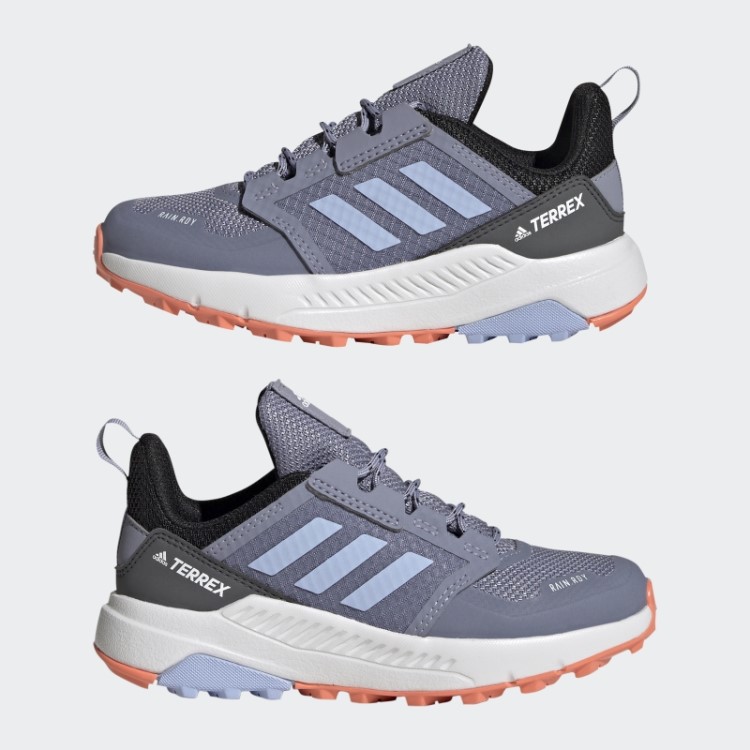Tênis De Caminhada Terrex Violeta Prateado Rain.rdy Adidas