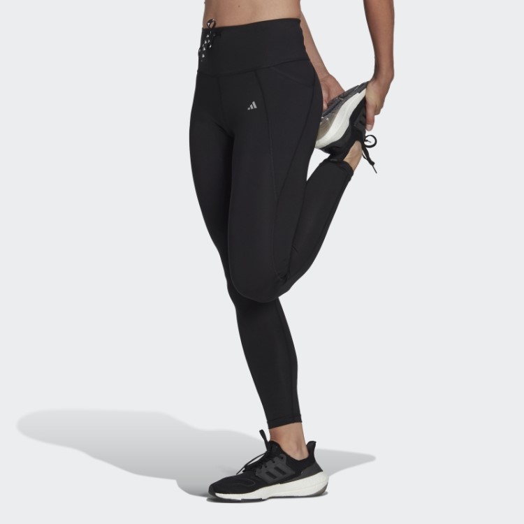 Legging Preta Essencial Para Corrida 7/8 Adidas