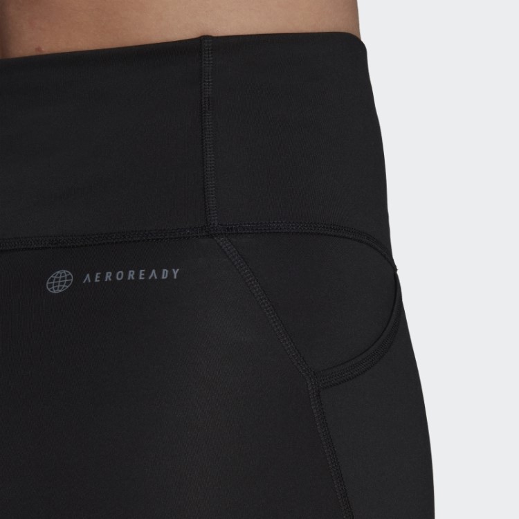 Legging Preta Essencial Para Corrida 7/8 Adidas