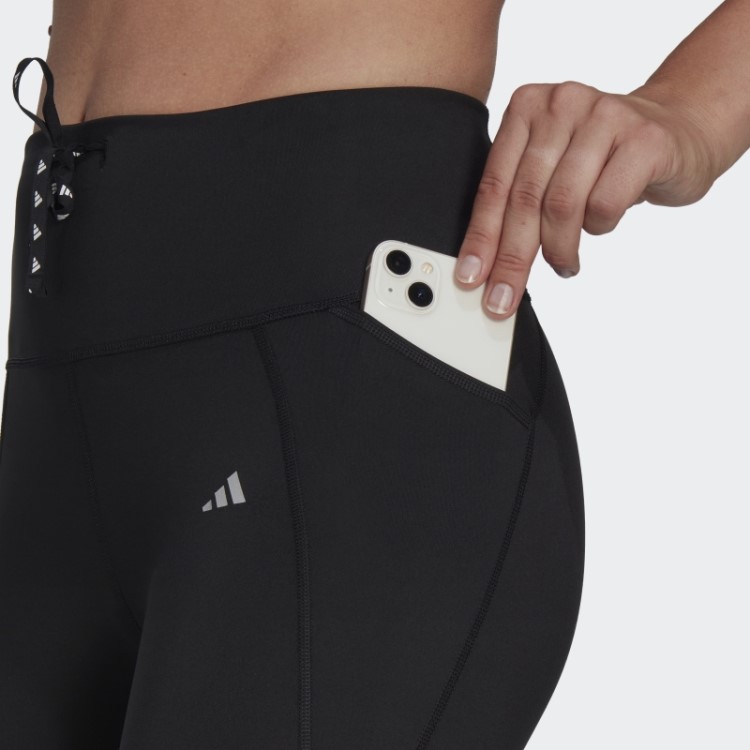 Legging Preta Essencial Para Corrida 7/8 Adidas