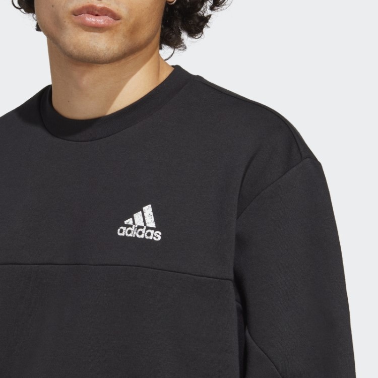 Distintivo De Lã Do Estádio Adidas Preto Do Moletom Esportivo