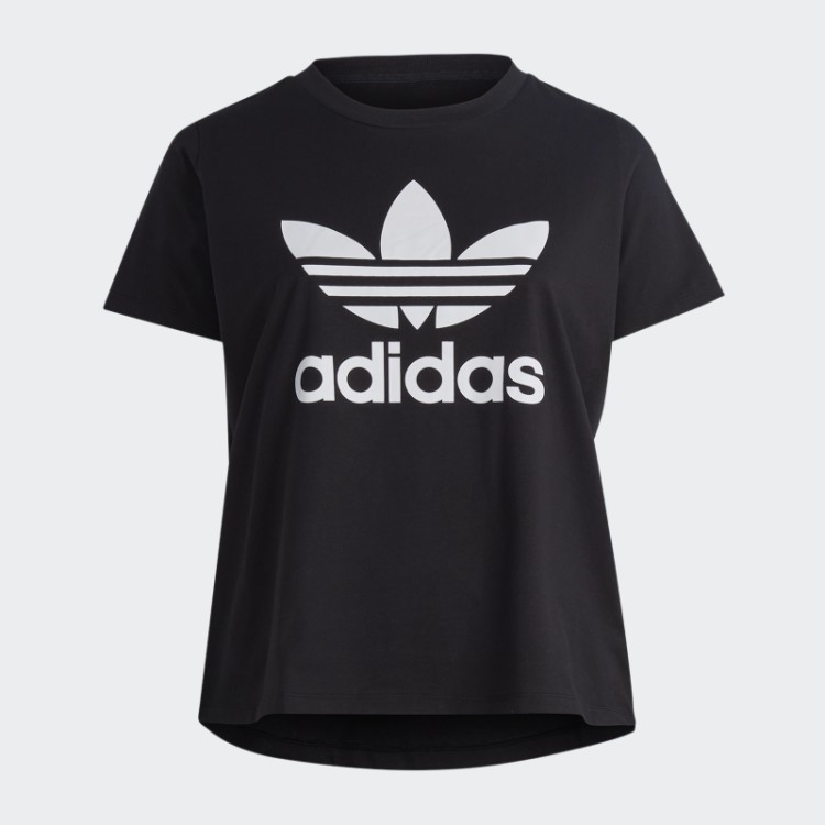 Camiseta Preta Adicolor Classics Trefoil Adidas (tamanho Grande)