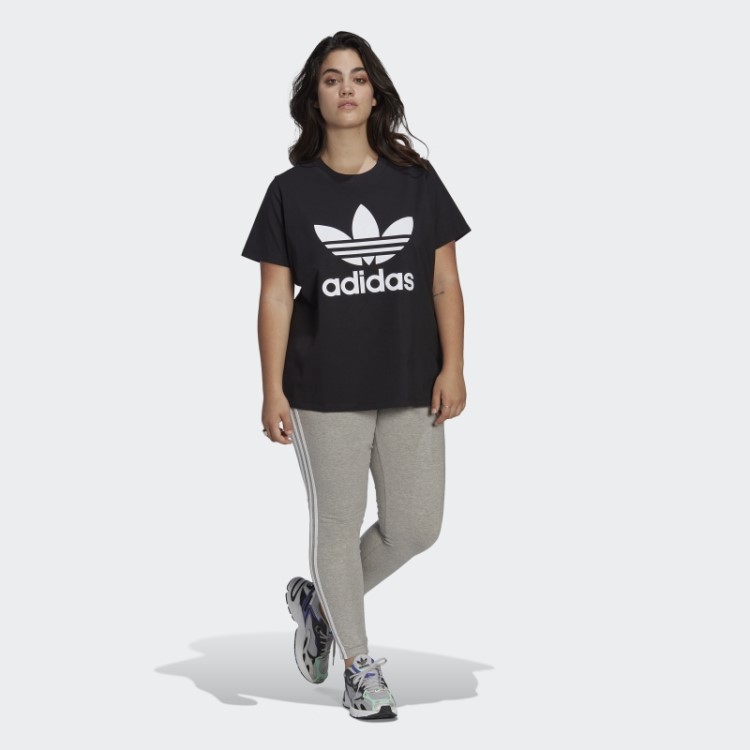 Camiseta Preta Adicolor Classics Trefoil Adidas (tamanho Grande)