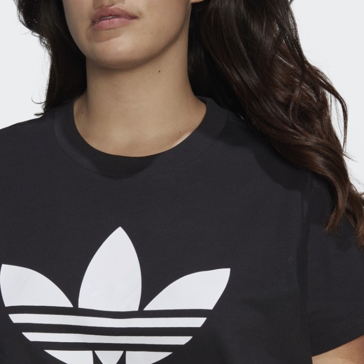 Camiseta Preta Adicolor Classics Trefoil Adidas (tamanho Grande)