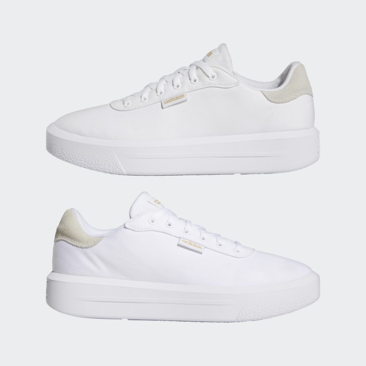 Tênis Adidas Plataforma Cln Branco