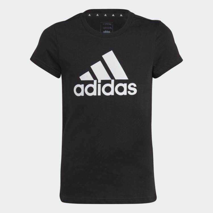Camiseta Adidas Essentials Big Logo De Algodão Preta