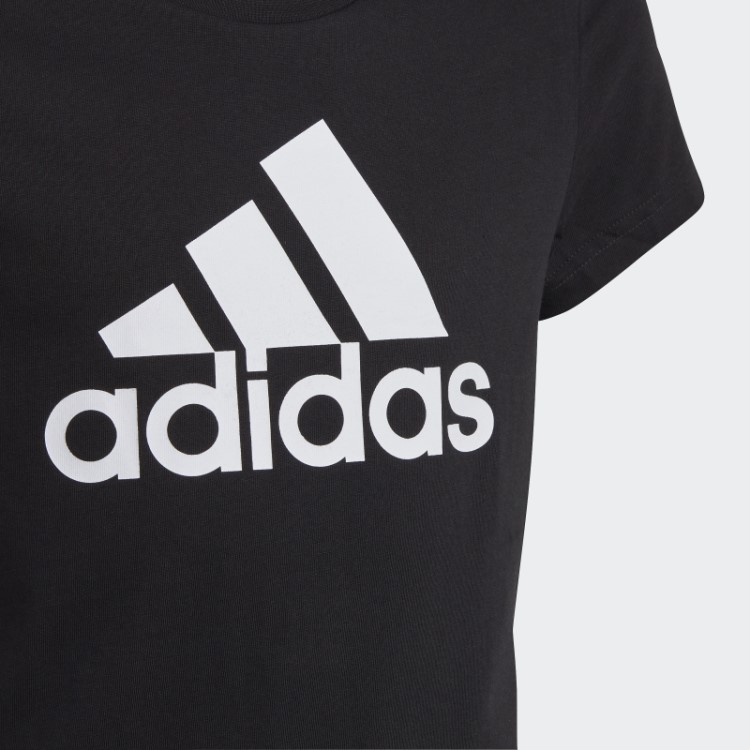 Camiseta Adidas Essentials Big Logo De Algodão Preta