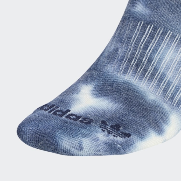 Meias De Tripulação De Lavagem De Cor 3 Pares Noite índigo Adidas