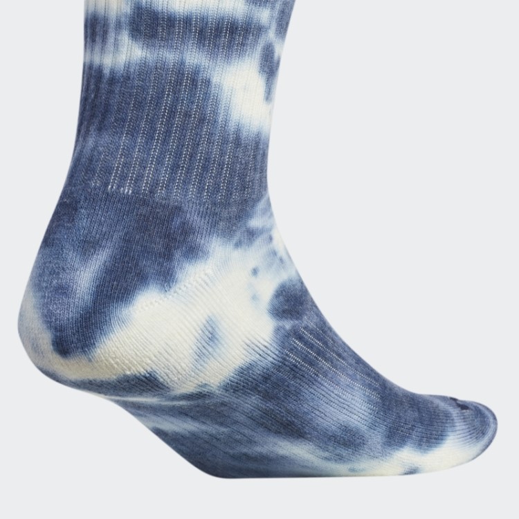 Meias De Tripulação De Lavagem De Cor 3 Pares Noite índigo Adidas