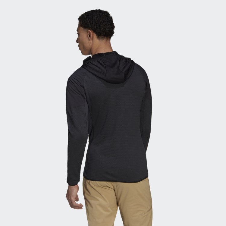 Jaqueta Techrock Flooce Wind Com Capuz Preto Adidas