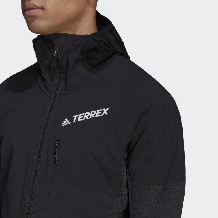 Jaqueta Techrock Flooce Wind Com Capuz Preto Adidas