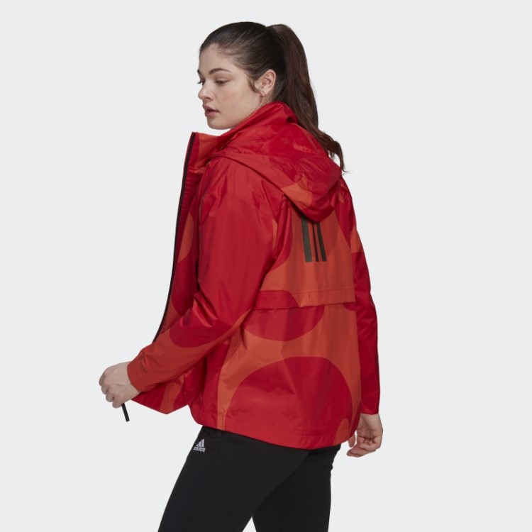 Jaqueta Marimekko Traveer Rain.rdy Laranja Adidas