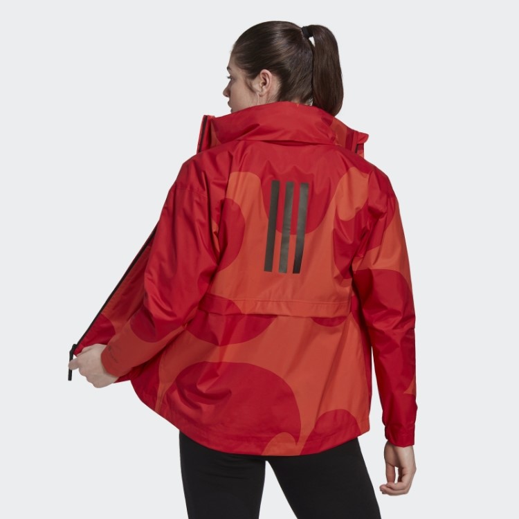 Jaqueta Marimekko Traveer Rain.rdy Laranja Adidas
