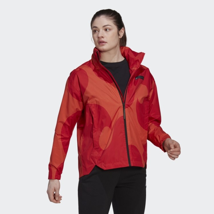 Jaqueta Marimekko Traveer Rain.rdy Laranja Adidas