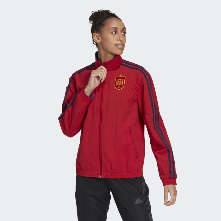 Jaqueta Hino Da Espanha Vermelho Adidas