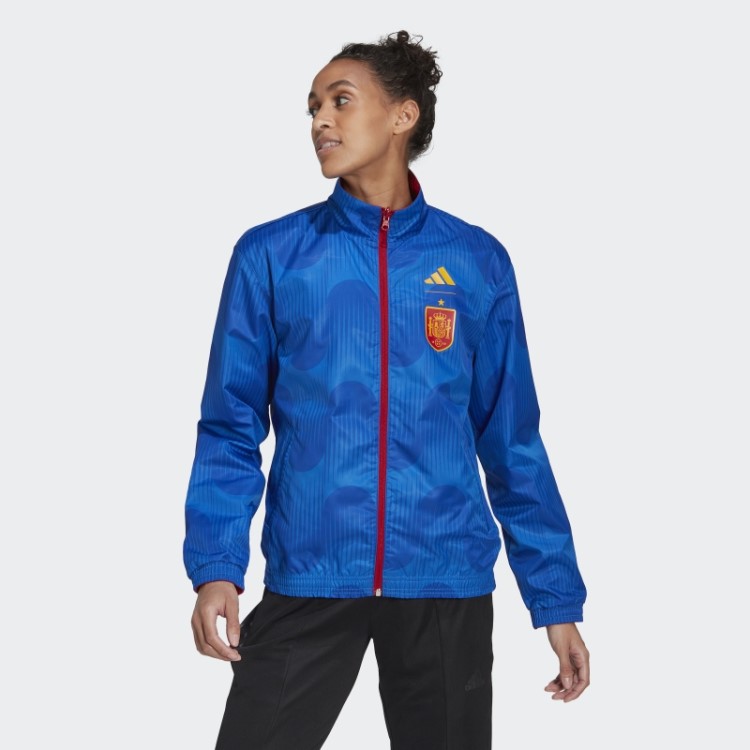 Jaqueta Hino Da Espanha Vermelho Adidas