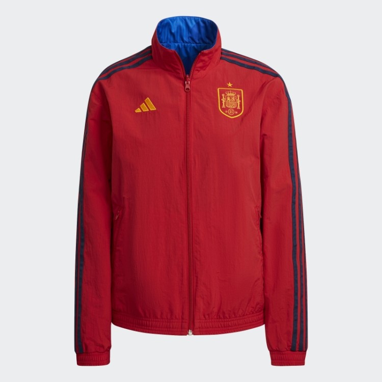 Jaqueta Hino Da Espanha Vermelho Adidas