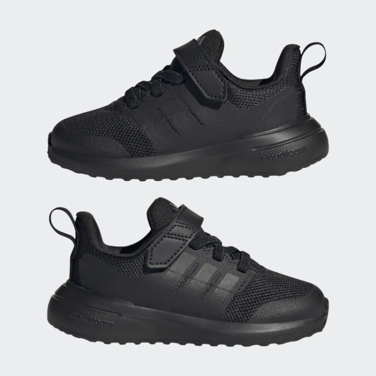 Adidas Fortarun 2.0 Cloudfoam Sapatos De Renda Elástica Carbono Quente