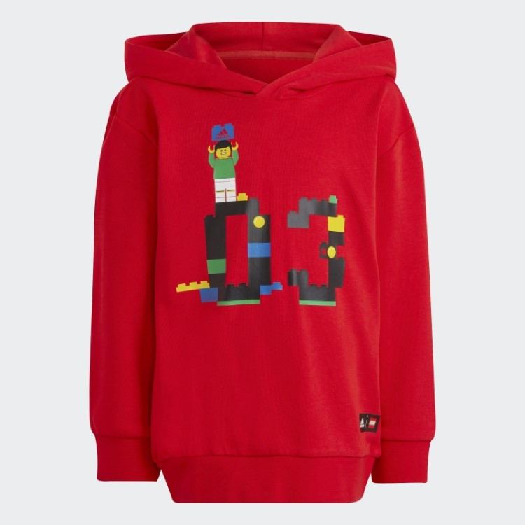 Moletom Vermelho Fashion Adidas X Classic Lego