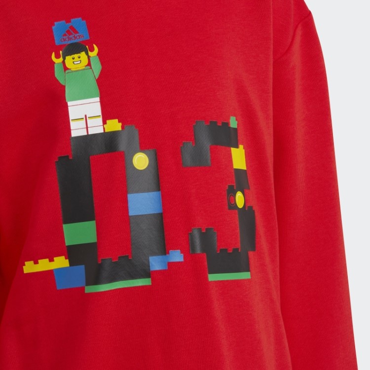Moletom Vermelho Adidas X Classic Lego Quente