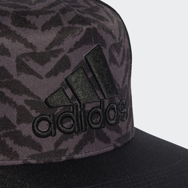 Chapéu De Caminhoneiro Snapback Preto Adidas