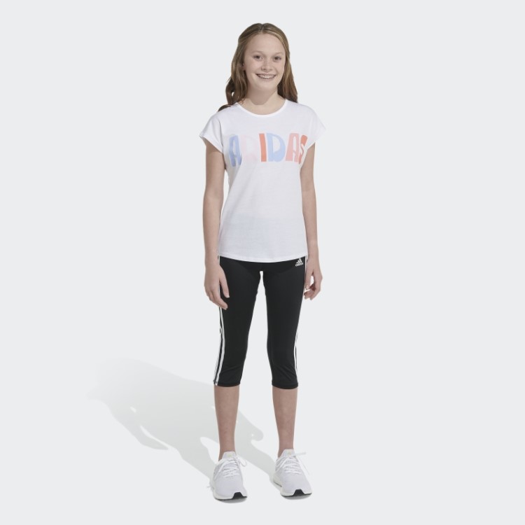 Camiseta Manga Curta Adidas Branca