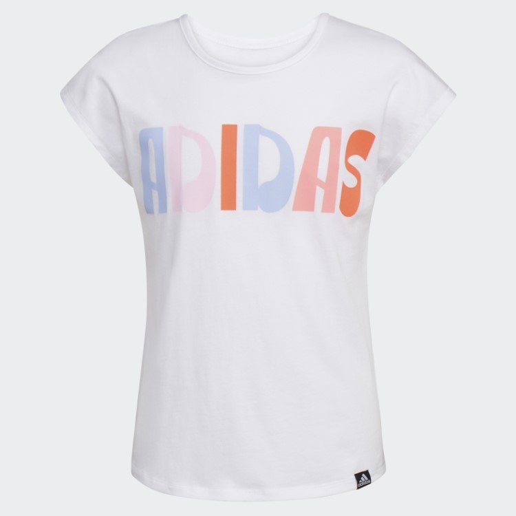 Camiseta Manga Curta Adidas Branca