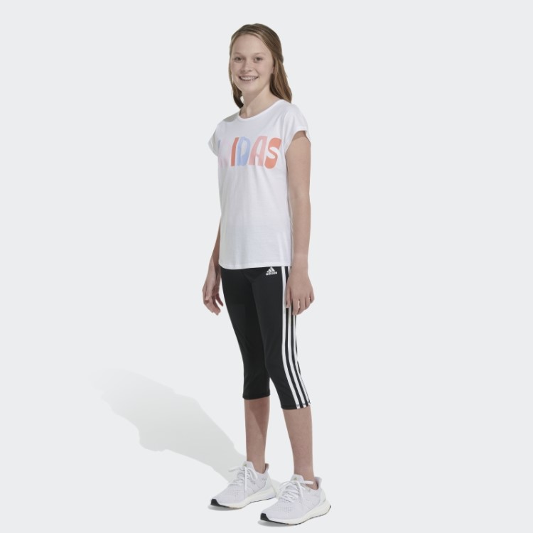 Camiseta Manga Curta Adidas Branca