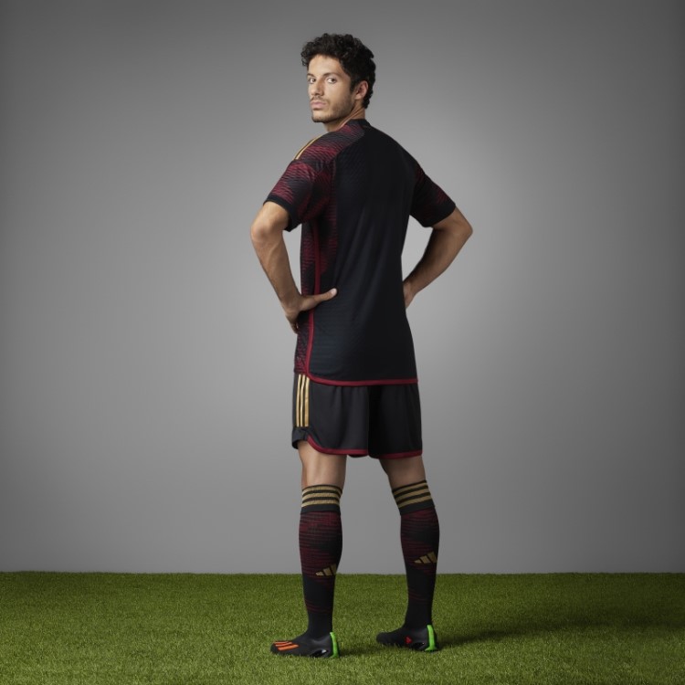 Alemanha 22 Away Jersey Autêntico Adidas Preto