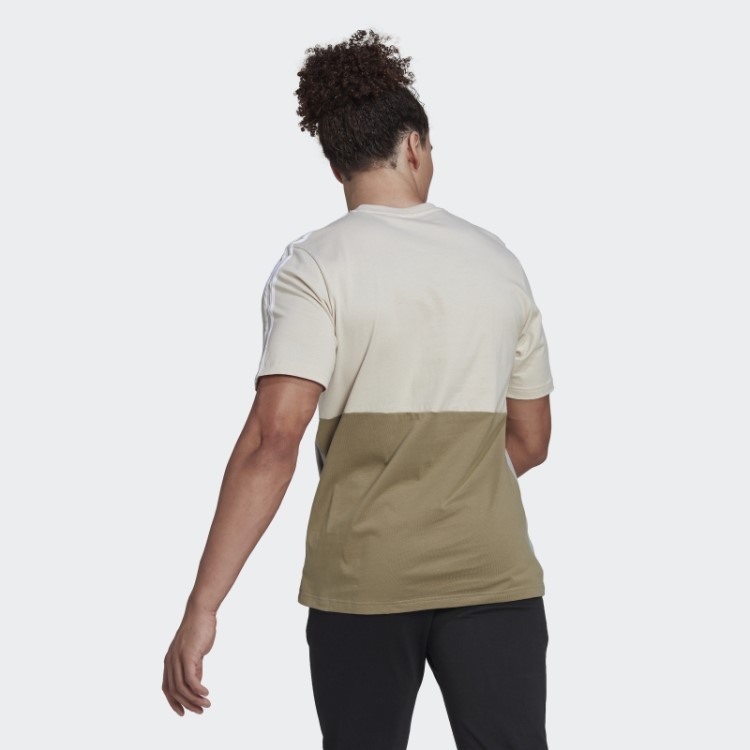 T-shirt Colorblock Essentials Adidas Alumínio