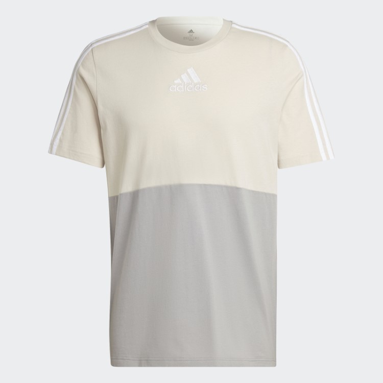 T-shirt Colorblock Essentials Adidas Alumínio