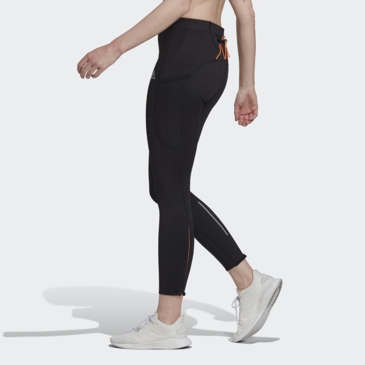 Leggings Longas Para Corrida De Inverno Fastimpact Cold.rdy Preto Adidas