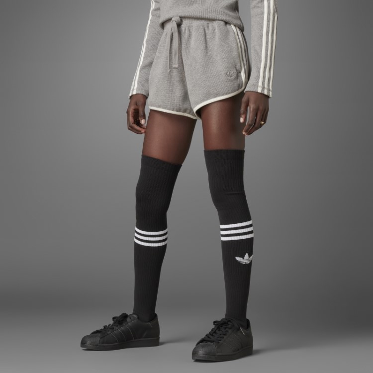 Bermuda Waffle Da Versão Azul Da Adidas Core Heather