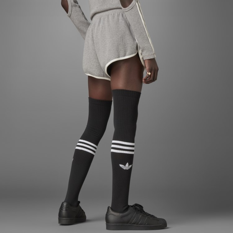 Bermuda Waffle Da Versão Azul Da Adidas Core Heather
