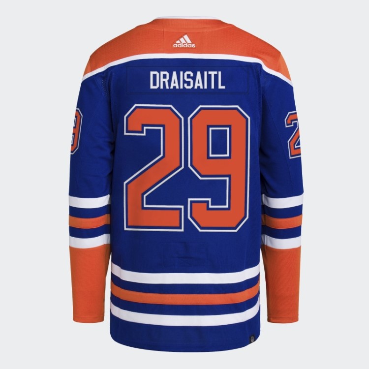 Adidas Royal Oilers Draisaitl Home Autêntico Jersey