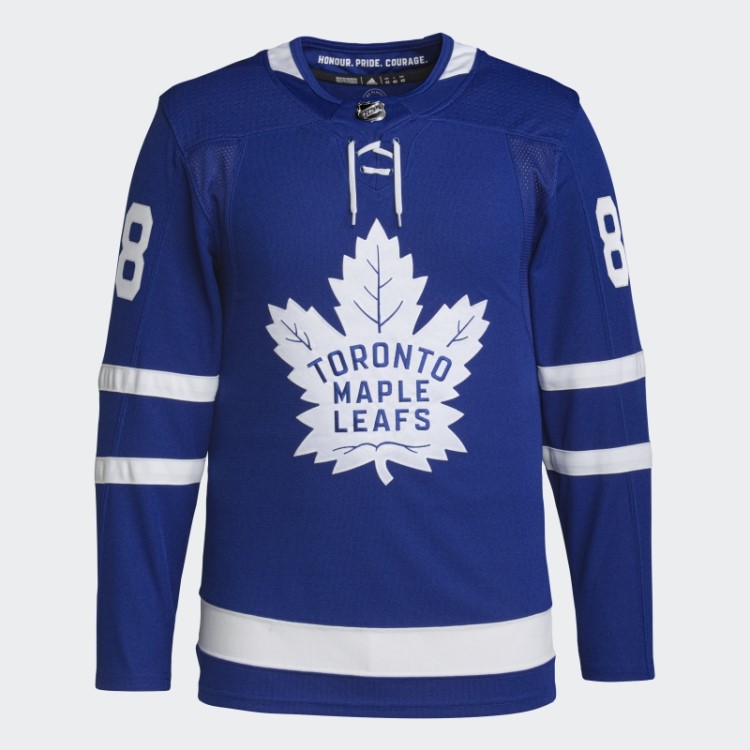 Royal Adidas Maple Leafs Nylander Home Autêntico Jersey