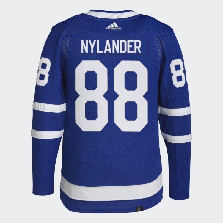 Royal Adidas Maple Leafs Nylander Home Autêntico Jersey