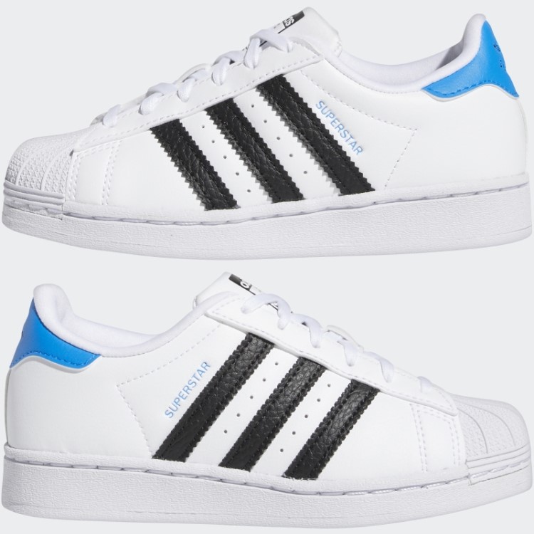 Tênis Adidas Superstar Blue Rush