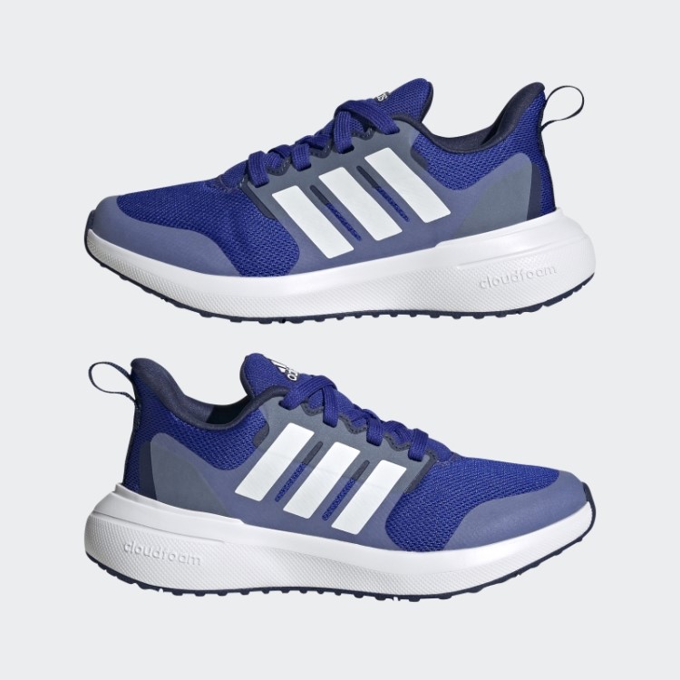 Sapato De Renda Fortarun 2.0 Cloudfoam Azul Adidas