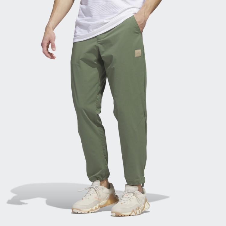 Calças De Treino De Golfe Adidas Verde Natural S10 Adicross