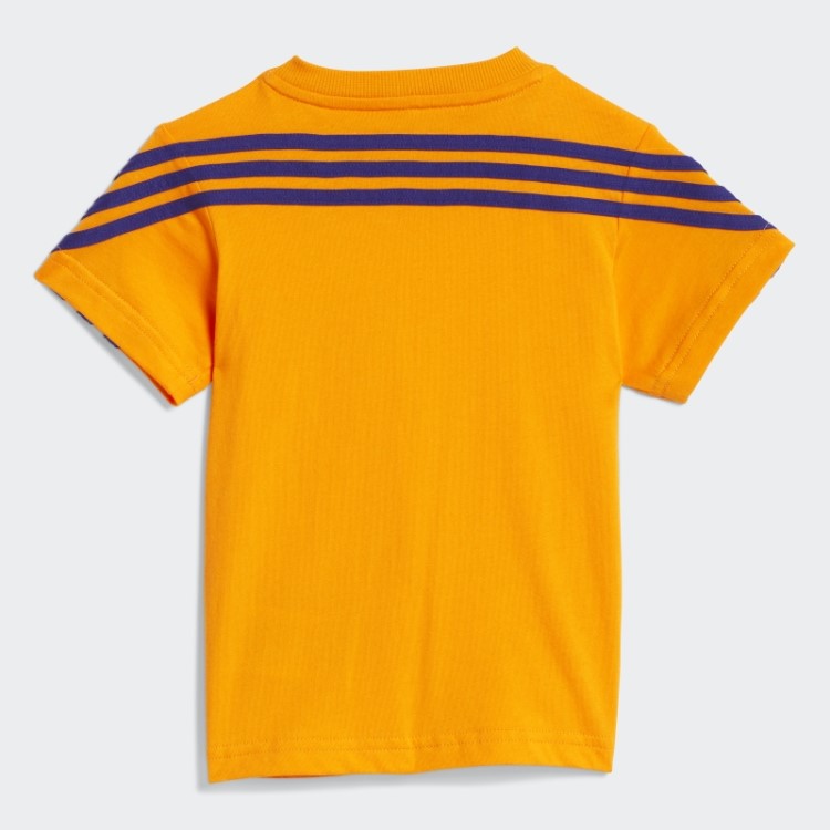 Conjunto De Camiseta Adidas Bahia Laranja Encontrando Nemo