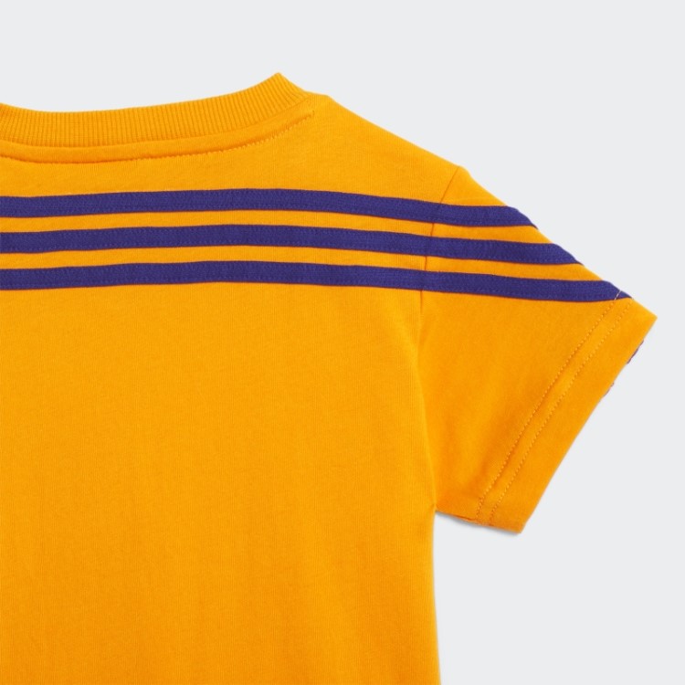 Conjunto De Camiseta Adidas Bahia Laranja Encontrando Nemo