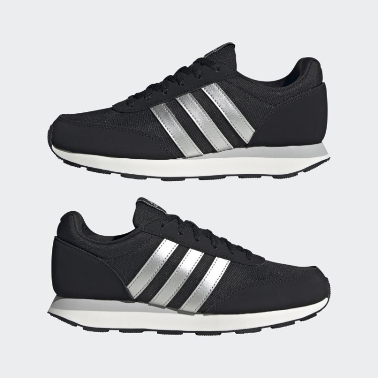 Tênis De Corrida Estilo De Vida Adidas Run 60s 3.0 Preto